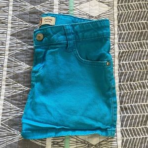Blue shorts